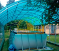 Навес для бассейна ширина 5 метров