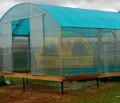 Павильон для бассейна из поликарбоната шириной 6 метров Павильон для бассейна из поликарбоната шириной 6 метров