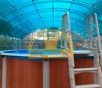Павильон для бассейна, ширина 6 метров