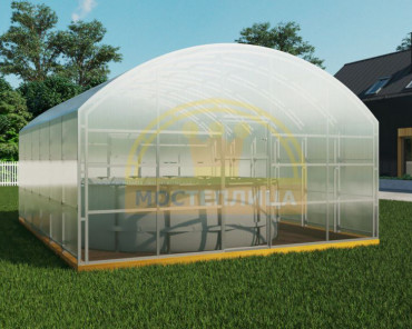 Павильон для бассейна шириной 4 метра из поликарбоната Павильон для бассейна шириной 4 метра из поликарбоната