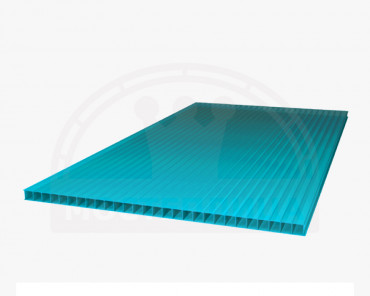 Поликарбонат 6 мм, цвет бирюза