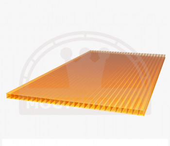 Поликарбонат 4 мм, оранжевый