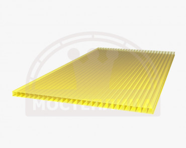 Поликарбонат 4 мм, цвет желтый Поликарбонат 4 мм, цвет желтый