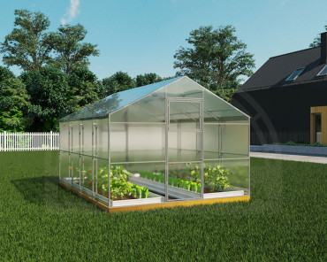 Теплица домиком Царская Двускатная, ширина 3 метра Теплица домиком Царская Двускатная, ширина 3 метра