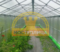 Теплица домиком Царская Двускатная, ширина 2.5 метра 