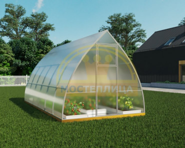 Теплица Царская Стрела, ширина 2.5 метра 