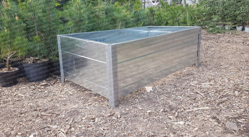 Грядка оцинкованная 36x70x600 см